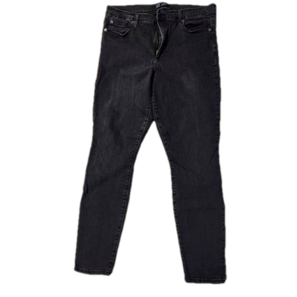 3/$25 Gap Denim Black wash 31 Regular Legging Jeans Size 12/31 regular